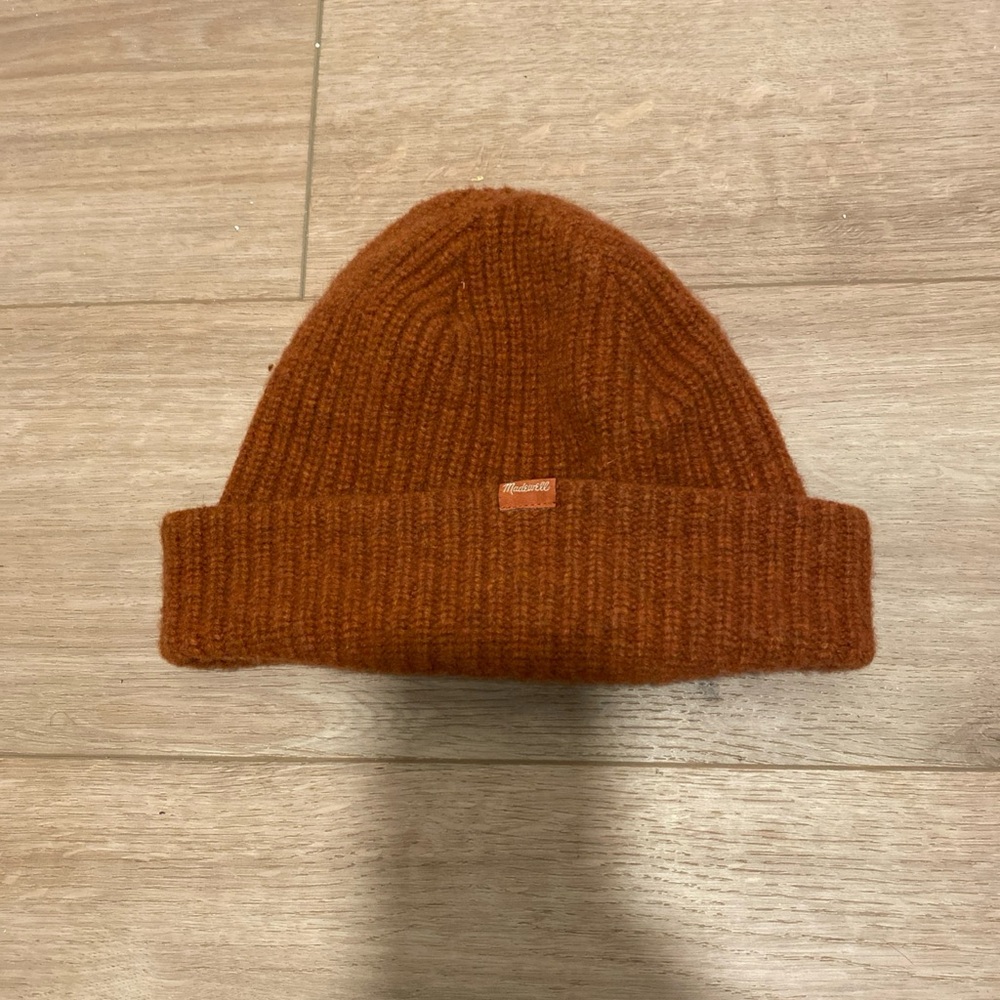 Madewell Rust Knit Beanie